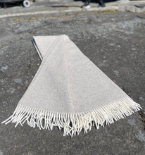 Load image into Gallery viewer, Heimdall norway - hårteigen - beige - 100% pure new wool - blanket
