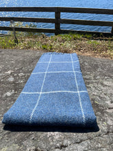 Load image into Gallery viewer, Heimdall Norway - Hemsedal - Blue - 100% Pure New Wool - Blanket
