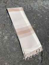 Load image into Gallery viewer, Heimdall norway - ustaoset - beige - 100% pure new wool - blanket
