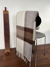 Load image into Gallery viewer, Heimdall norway - haugastøl - brown - 100% pure new wool - blanket
