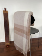 Load image into Gallery viewer, Heimdall norway - ustaoset - beige - 100% pure new wool - blanket
